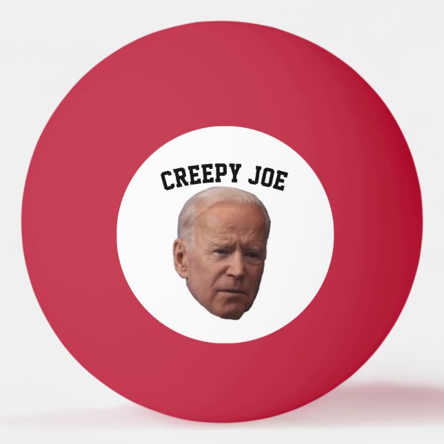 PELOTA DE PING PONG CREEPY JOE BIDEN PING PONG (Anverso)