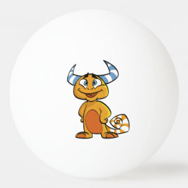 Pelota De Ping Pong Criatura mitológica cornuda