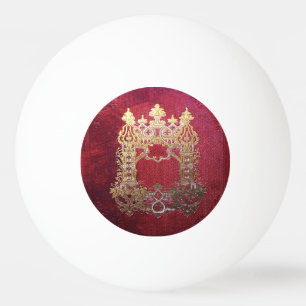 Pelota De Ping Pong Crimson de tinta plana