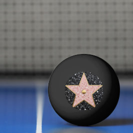 Pelota De Ping Pong Cuadrado de la Alfombra de la Fama de Hollywood