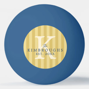 Pelota De Ping Pong Cualquier Colores Amarillo Azul Rayado Familia Mon