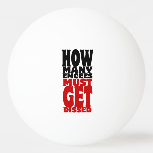 Pelota De Ping Pong ¿Cuántos Emceos Deben Quedar Desfasados? (Anverso)