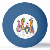 Cuatro pájaros alegres y coloridos