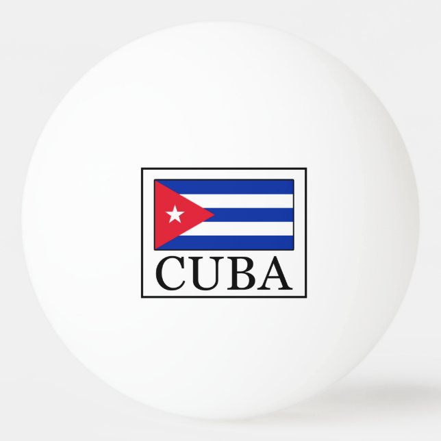 Pelota De Ping Pong Cuba (Anverso)