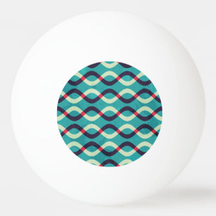 Pelota De Ping Pong Curvas retro: efecto de patrón de niebla.
