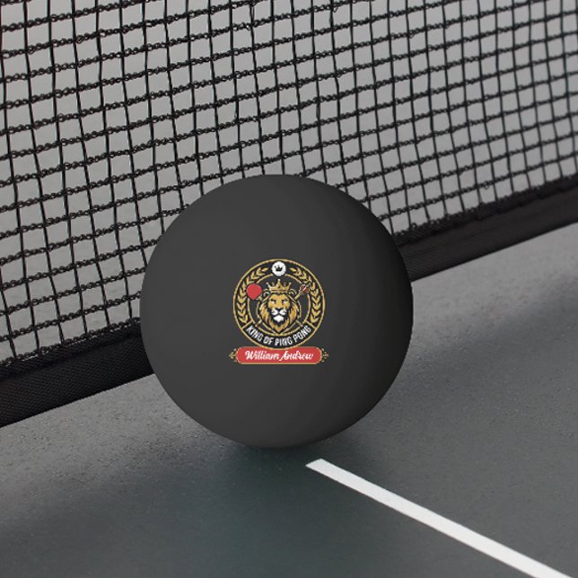 Pelota De Ping Pong Customized Modern king Of Ping Pong Name (Modern custom ping pong king name ping pong ball)