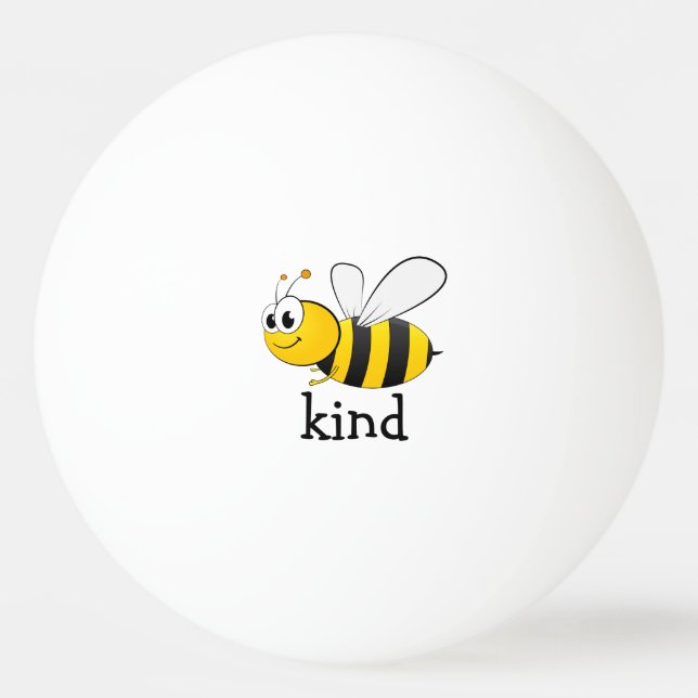 Pelota De Ping Pong Cute Bee Kind (Anverso)