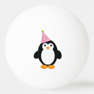 Pelota De Ping Pong Cute Fiesta Penguin