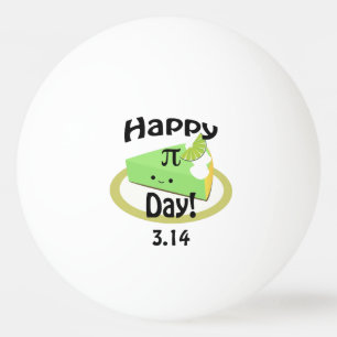 Pelota De Ping Pong Cute Happy Pi Day