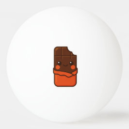 Pelota De Ping Pong Cute Kawaii Chocolate Bar