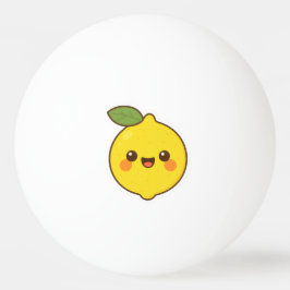 Pelota De Ping Pong Cute Kawaii Lemon