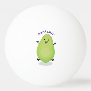 Pelota De Ping Pong Cute kawaii papaya paw personalizado ilustracion