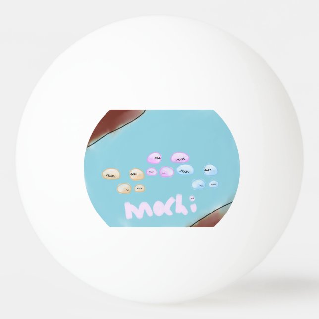 Pelota De Ping Pong Cute Mochi (Anverso)
