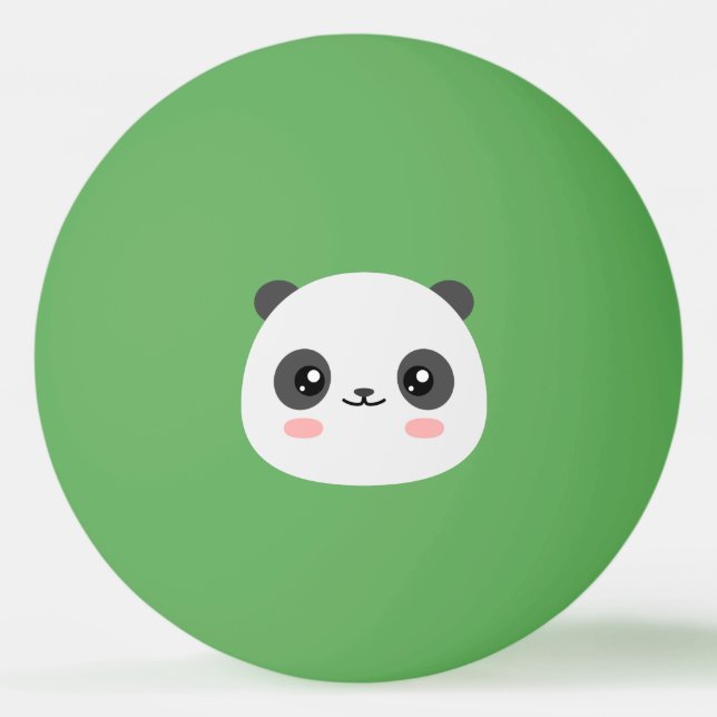 Pelota De Ping Pong Cute Panda (Anverso)