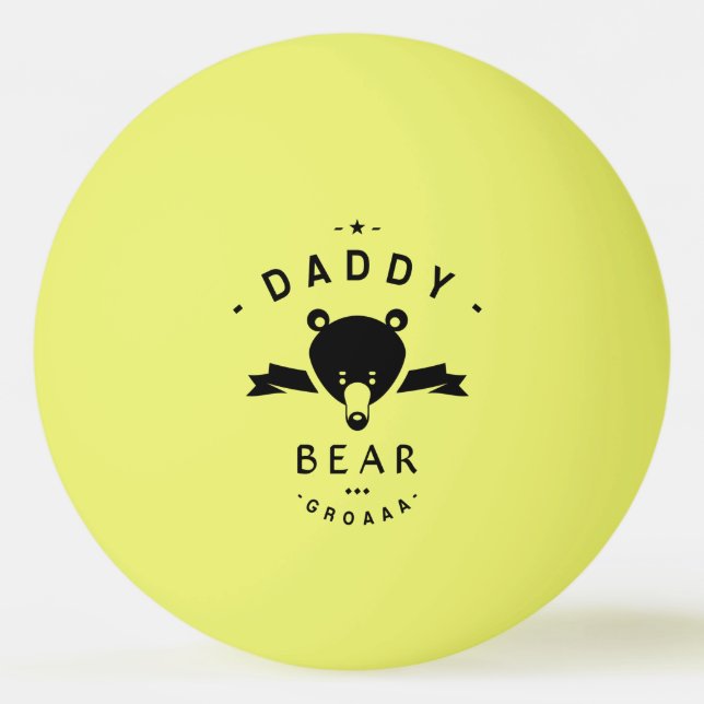 Pelota De Ping Pong Daddy bear (Anverso)