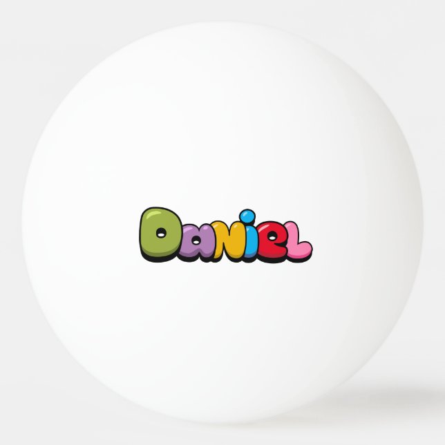 Pelota De Ping Pong Daniel (Anverso)