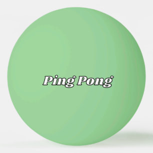 Pelota De Ping Pong Dark Green Ping Pong Ball con texto Personalizado