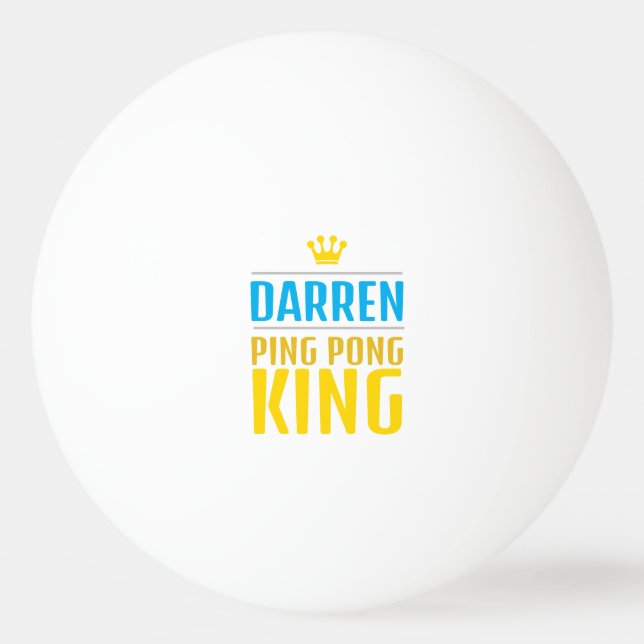 Pelota De Ping Pong Darren (Anverso)