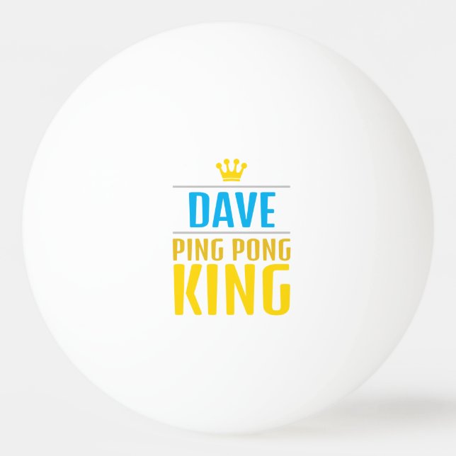 Pelota De Ping Pong Dave (Anverso)