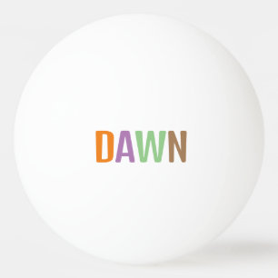 Pelota De Ping Pong Dawn