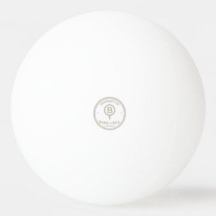 Pelota de Ping Pong de Emisión Oficial del Banco d