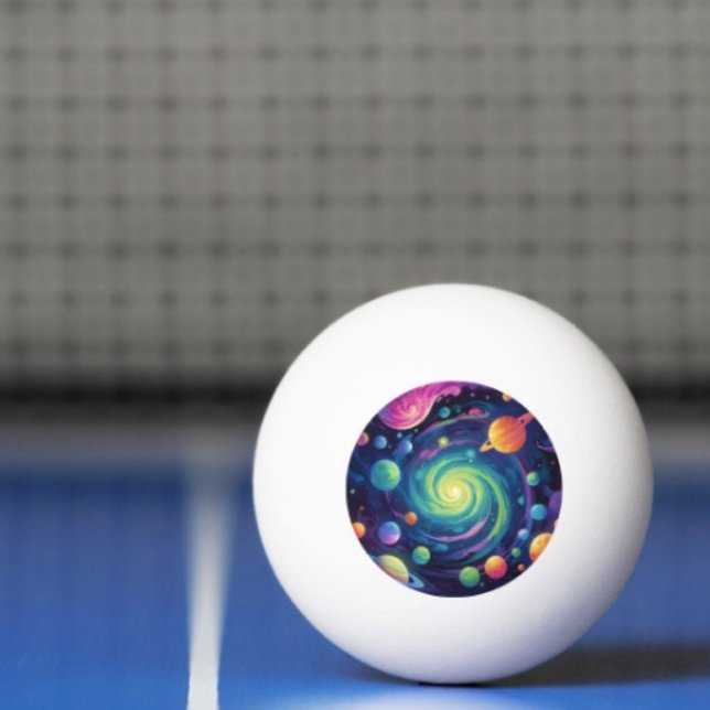 Pelota de Ping Pong de Giro Planetario (Space Ping Pong Ball – ping pong ball. 3-star balls meet the ITTF's competition specifications. )
