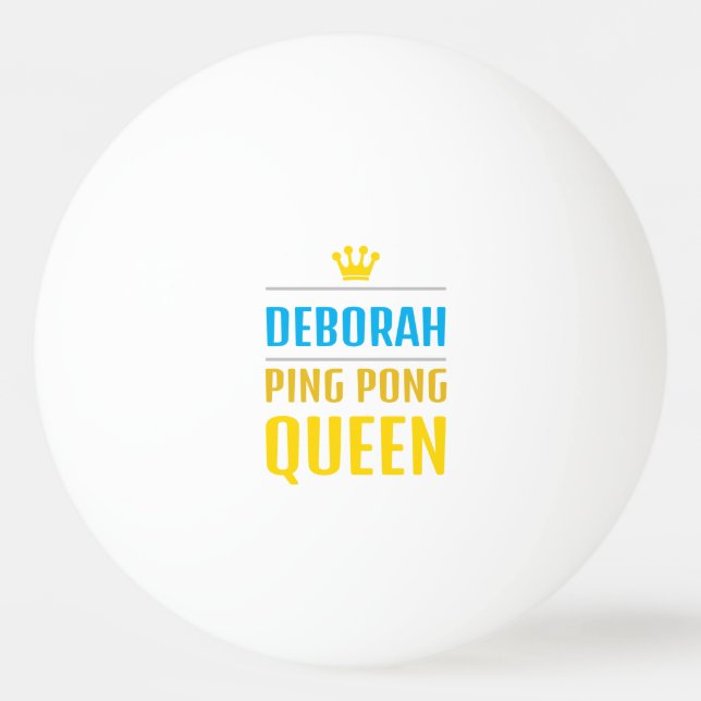 Pelota De Ping Pong Deborah (Anverso)