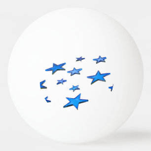 Pelota De Ping Pong Decoraciones de Navidad Azul
