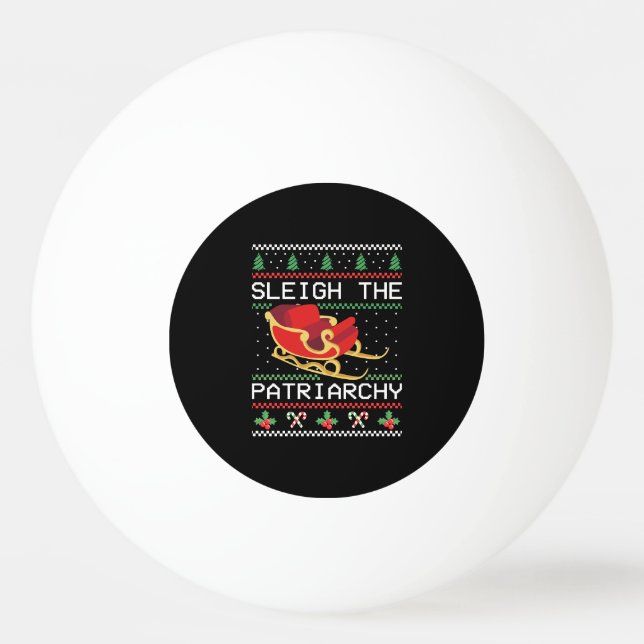 Pelota De Ping Pong Derrota al Patriarcado I (Anverso)