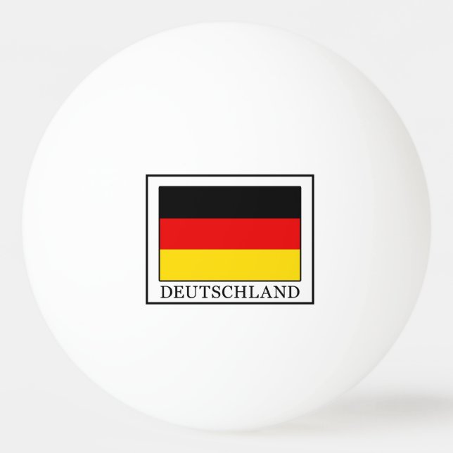 Pelota De Ping Pong Deutschland (Anverso)