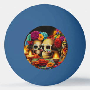Pelota De Ping Pong Día de los Difuntos (3)