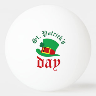 Pelota De Ping Pong Día de San Patricio