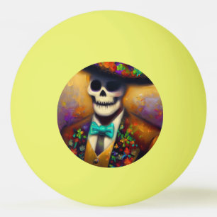 Pelota De Ping Pong Día del Muerto (4)