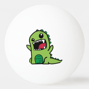 Pelota De Ping Pong Dibujo animado del dinosaurio del bebé