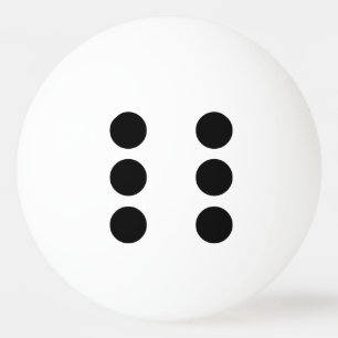 Pelota De Ping Pong Dice 6