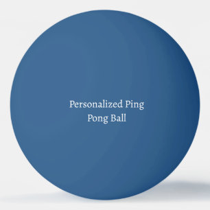 Pelota De Ping Pong Dimensiones Personalizadas 1.57" Azul
