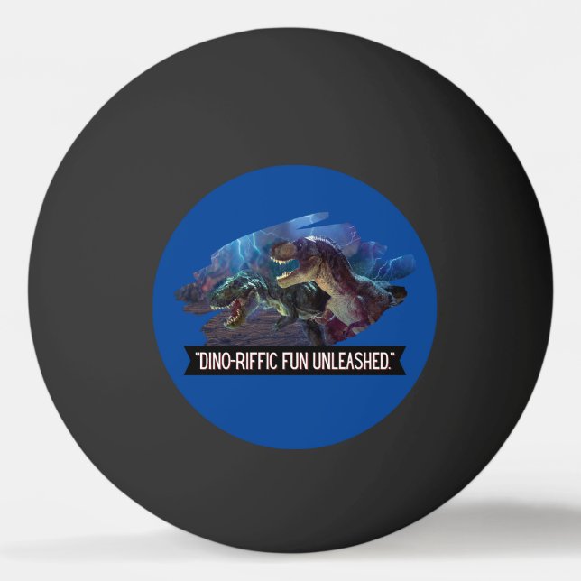Pelota De Ping Pong dino - fabuloso fundesleashed (Anverso)