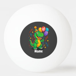 Pelota De Ping Pong Dino Kids de cumpleaños personalizados