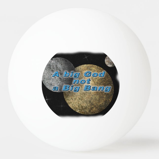 PELOTA DE PING PONG DIOS GRANDE NO BIG BANG (Anverso)