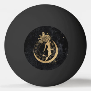 Pelota De Ping Pong Diosa zodiaca   Astrología de la lira dorada cósmi