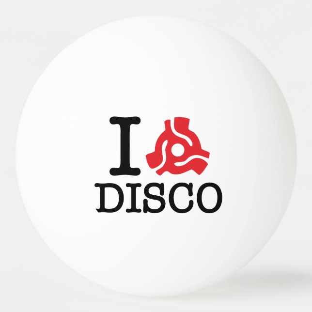 Pelota De Ping Pong Disco adaptador I 45 (Anverso)