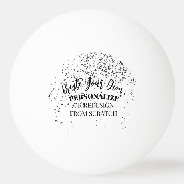 Pelota De Ping Pong Diseñar su propio Personalizado (Anverso)