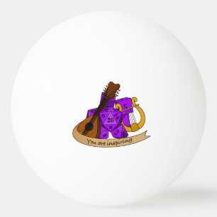 Pelota De Ping Pong Diseño de Bard Dice