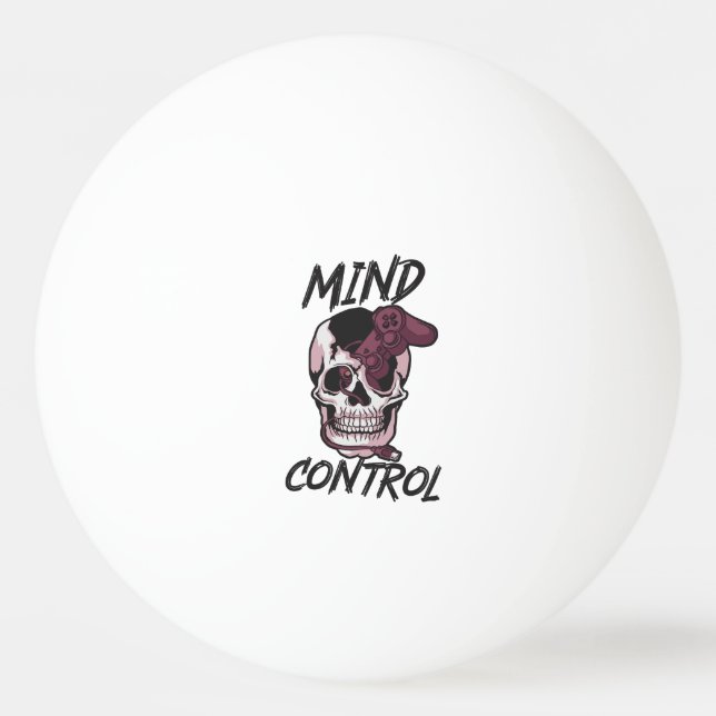 Pelota De Ping Pong Diseño de juegos de control mental (Anverso)