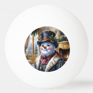 Pelota De Ping Pong Diseño de Navidades de Snowman en Victoria