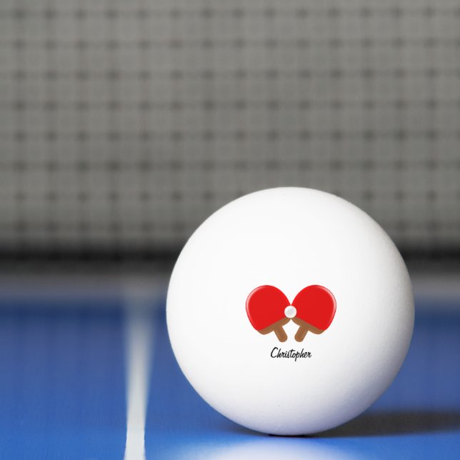 Pelota De Ping Pong Diseño de tenis de mesa (Neto)