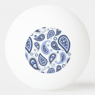 Pelota De Ping Pong Diseño Intrincado de Estampado Floral Paisley
