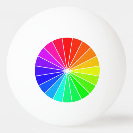 Pelota De Ping Pong Diversión de los deportes de los arco iris de las