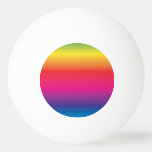 Pelota De Ping Pong Diversión del espectro arcoiris