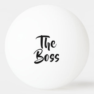 PELOTA DE PING PONG DIVERSIÓN, EL JEFE